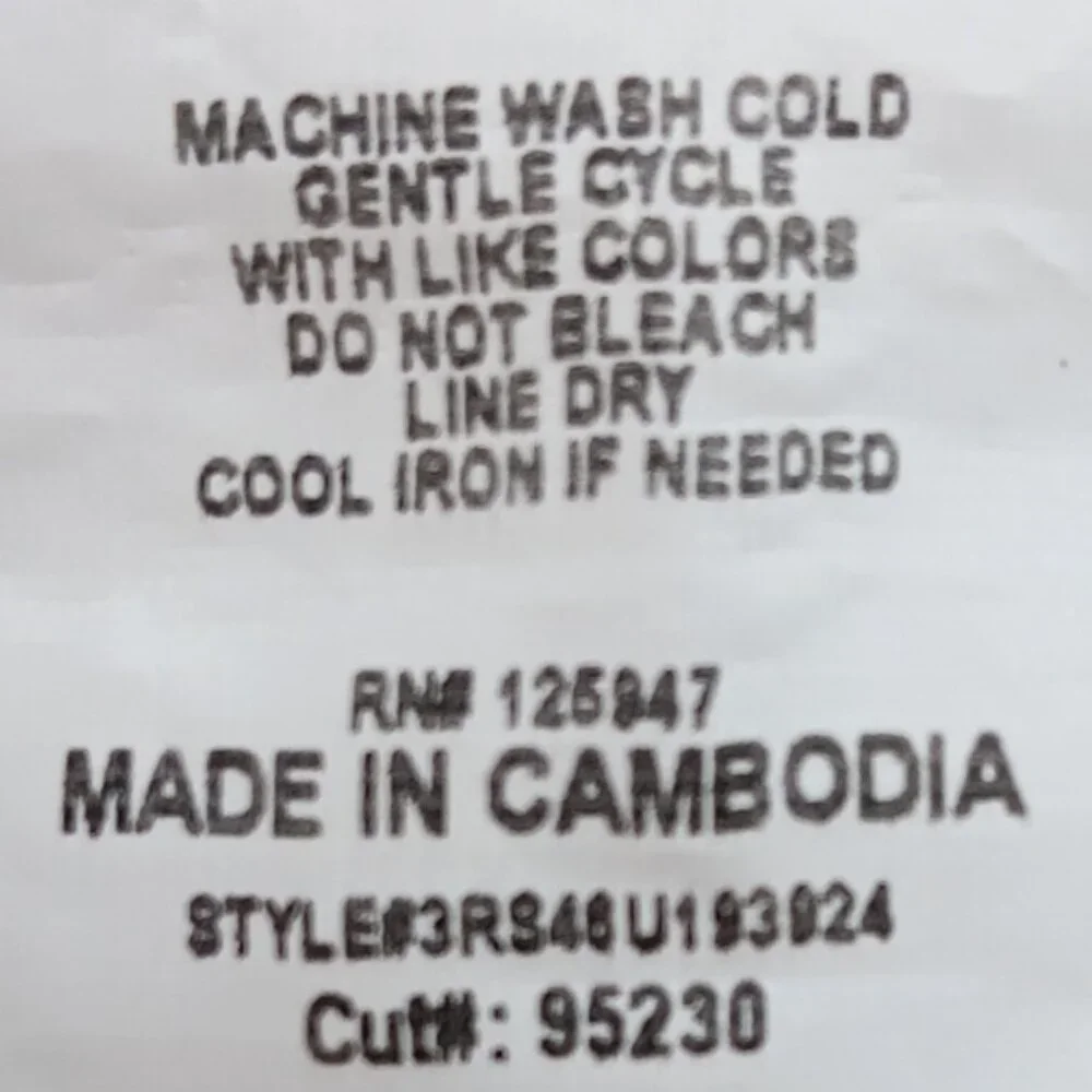 AVA & GRACE-Women's Pleated 3/4 Sleeve-SMALL-Floral-Black with White-Tan Flowers - Picture 12 of 12